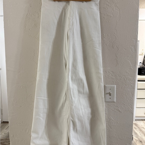 Zara Cream Flare & Wide Leg Jeans - Picture 4 of 11